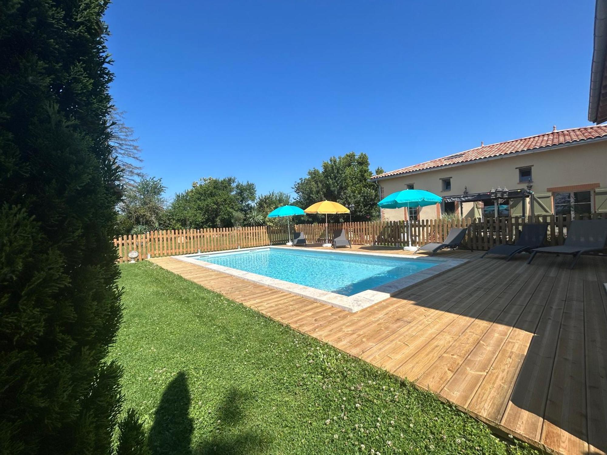 Maison D'Hotes "La Clef Des Champs" Piscine Ortance Sajas 外观 照片